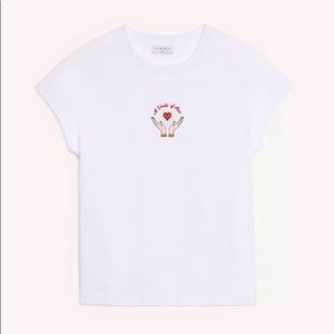 Sandro Embroidered sleeveless T-shirt
